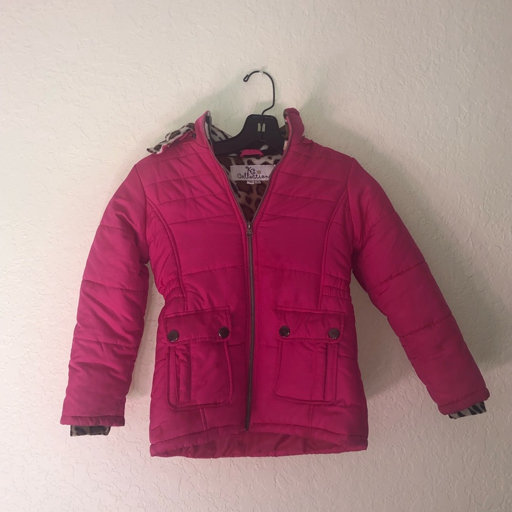Kc collections girls puffer jacket